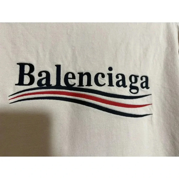 Balenciaga Campaign Logo Embroidered T-shirt - Picture 6 of 14